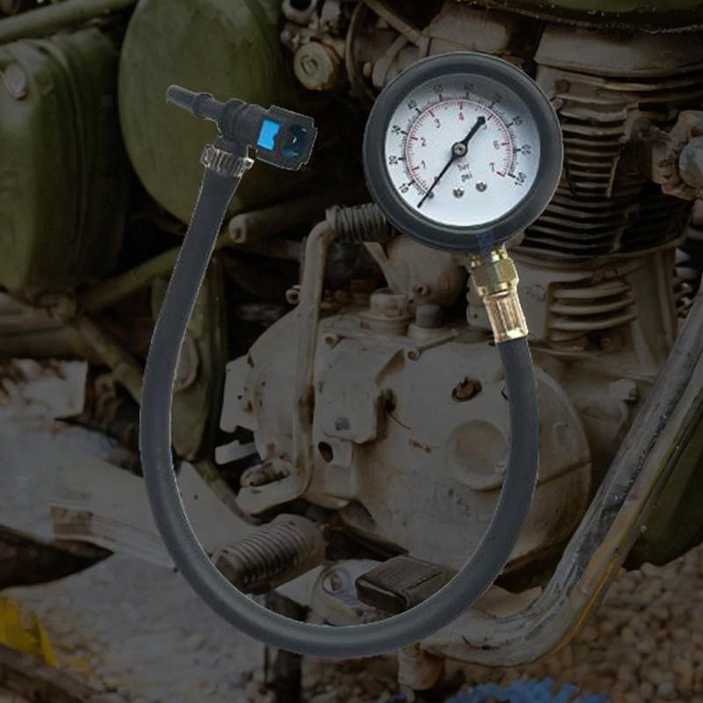 Compression Tester Professional Sturdy Engine Cylinder Pressure Gauge for Boat
