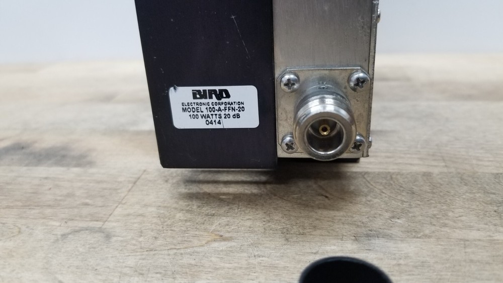 Bird 100-A-FFN-20 RF Attenuator Load 100W 20 dB.