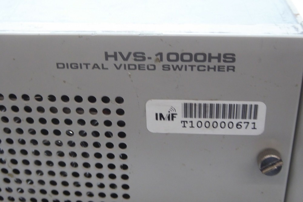 FOR.A HVS-1000HS Digital Video Switcher Powered on Tested