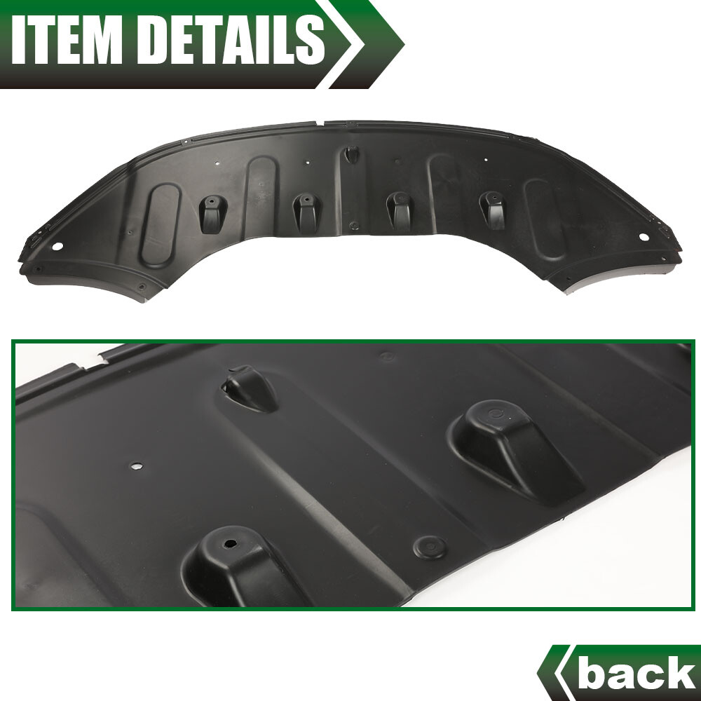 Fit For 2015-2017 Hyundai Sonata Front Engine Splash Shield Under Cover Black