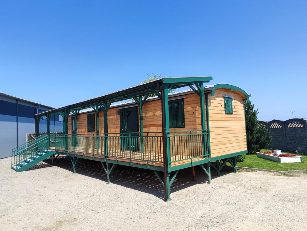 Tiny house on wheels for sale. The caravan (roulotte)