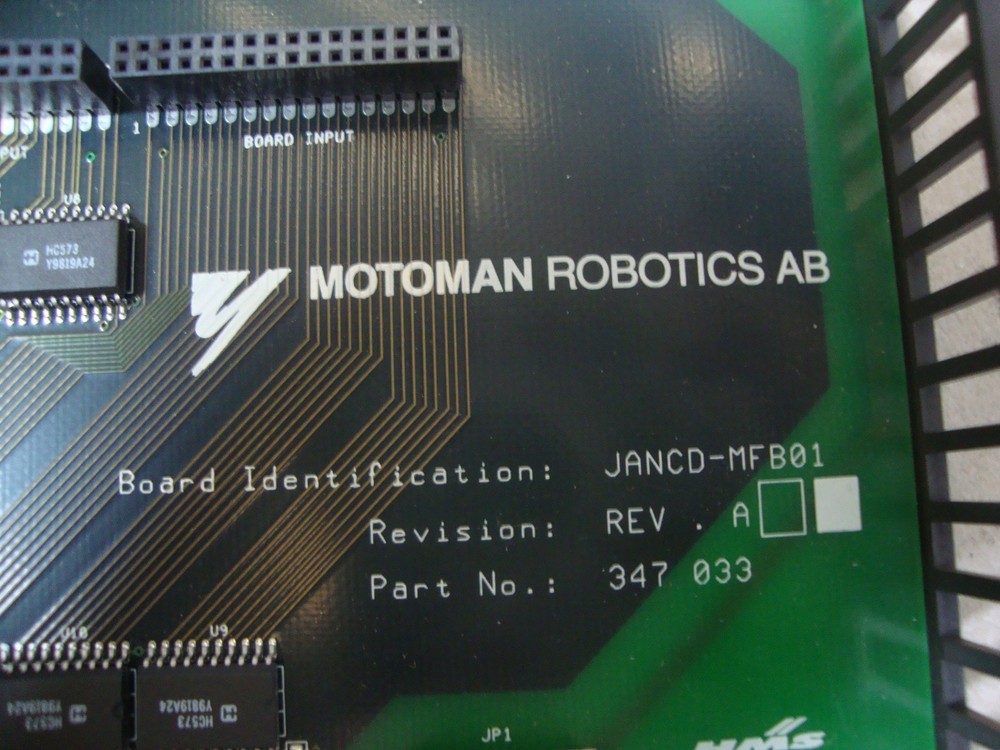 Yaskawa (JANCD-MFB01)(INTERFACE CARD - Board Card) for CNC Machine Excellent!!
