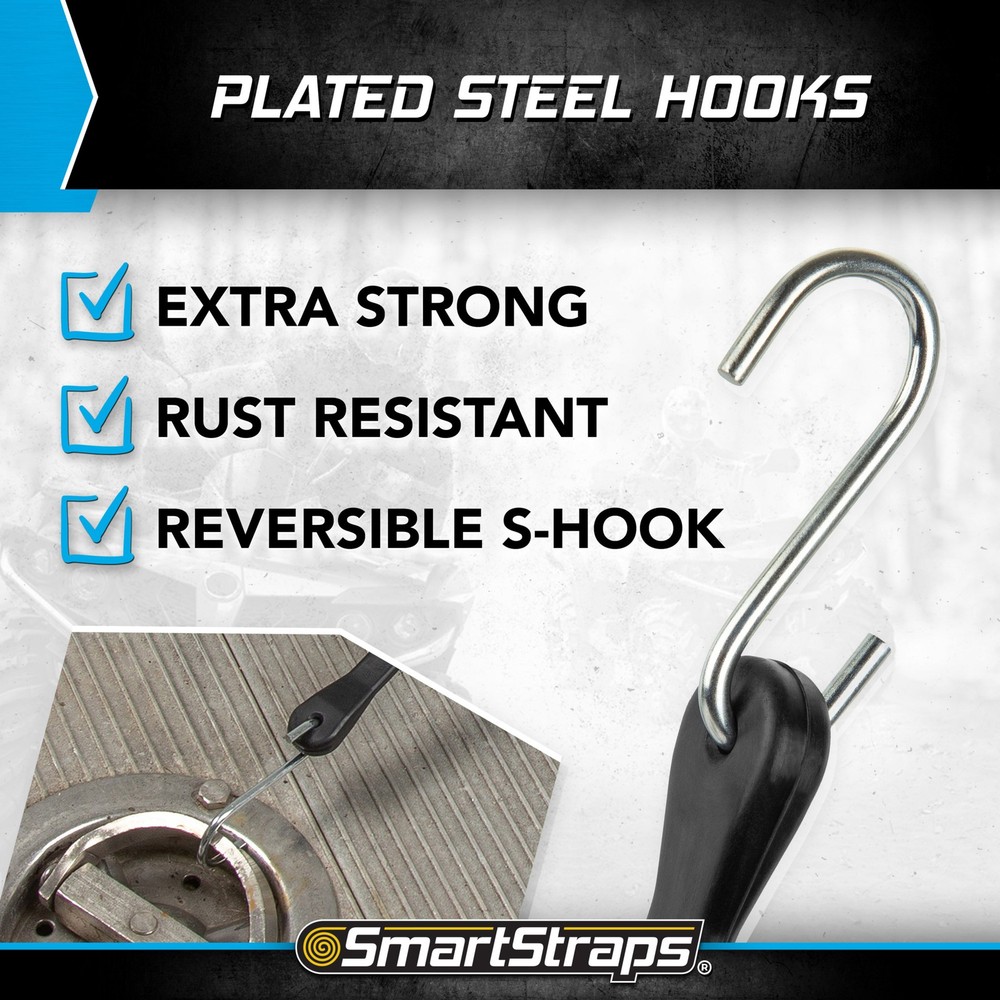 SmartStraps 34in. Adjustable EPDM Rubber Tarp Strap, Model# 489