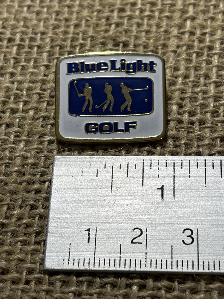 Blue Light Golf Labatt Blue Beer Enamel Lapel Pin ***READ