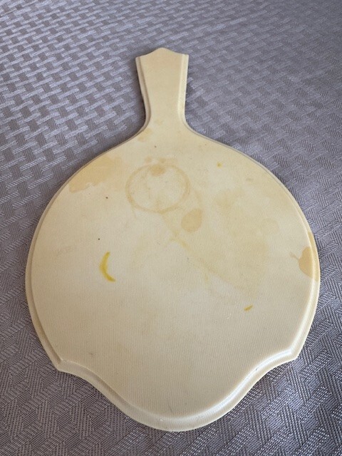 Vintage Celluloid Hand Held Mirror