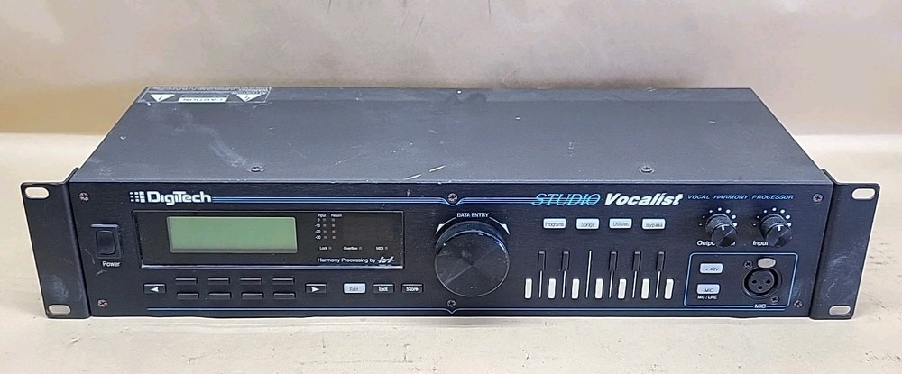 DigiTech Studio Vocalist Vocal Harmonizer Rack Mount Effect Processor POWERS ON