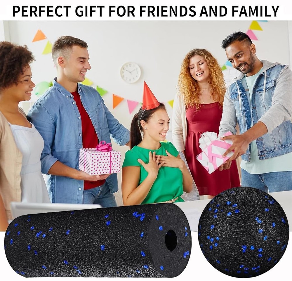 Extra Mini Foam Roller - High Density Massage Roller, Mini, Blue