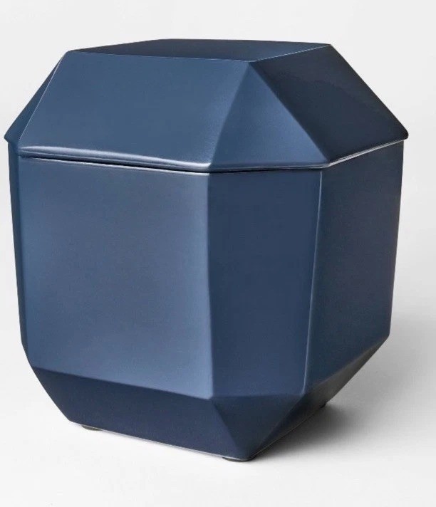 Threshold Studio McGee Navy Blue Lacquer Decorative Box