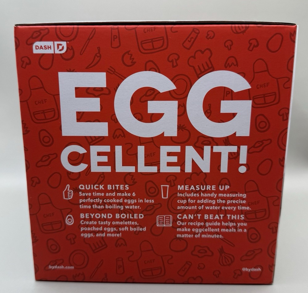 DASH Rapid Egg Cooker 6 Egg Capacity Electric for Hard Boiled Eggs