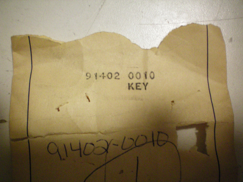 JABSCO #91402-0010 KEY, FREE FREIGHT