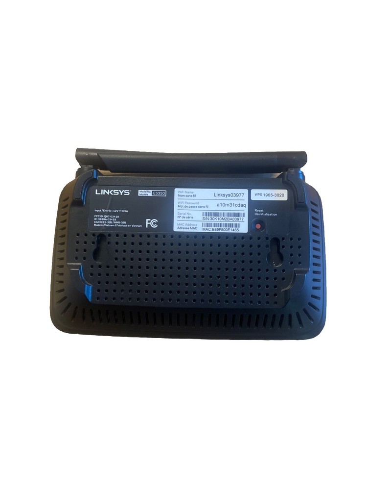 Linksys E5350 AC1000 Dual Band WiFi 5 Router