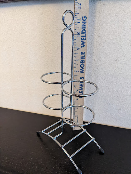 Chrome table-top caddie - New