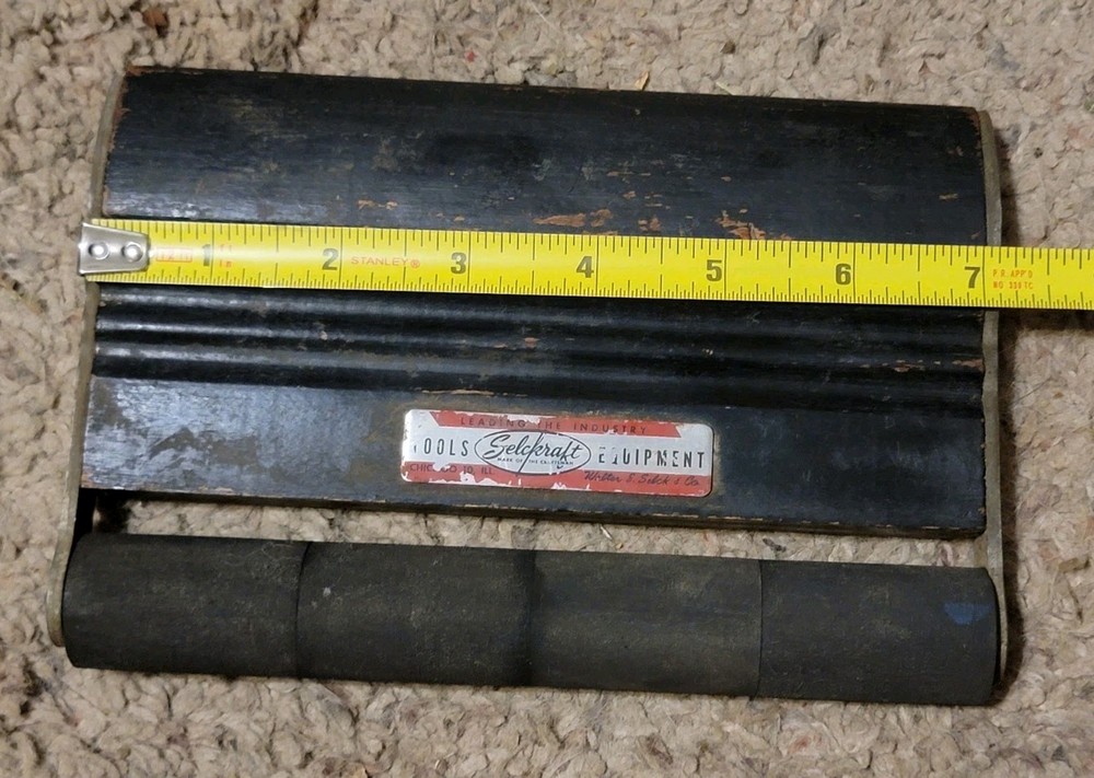 Walter E. Selck Selckraft Roller Vintage Equipment Tool