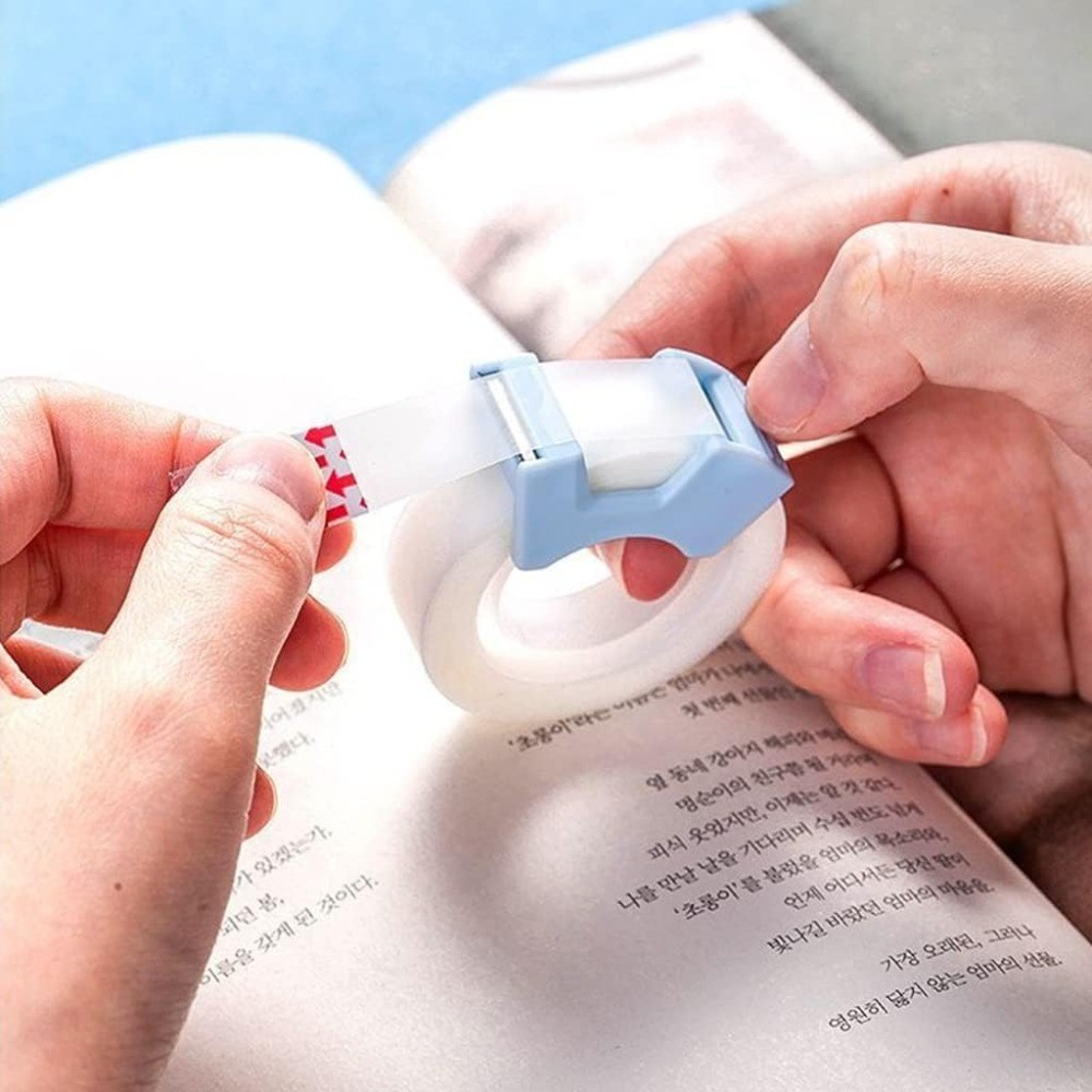 Multifunctional Invisible Tape Set with Refillable Dispenser Writable Tape for