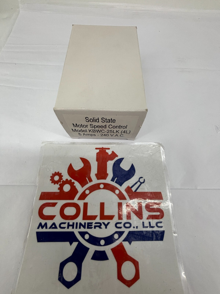 KB Electronics KBWC-25LK(4L) Solid State Motor Speed Control 5A 240V