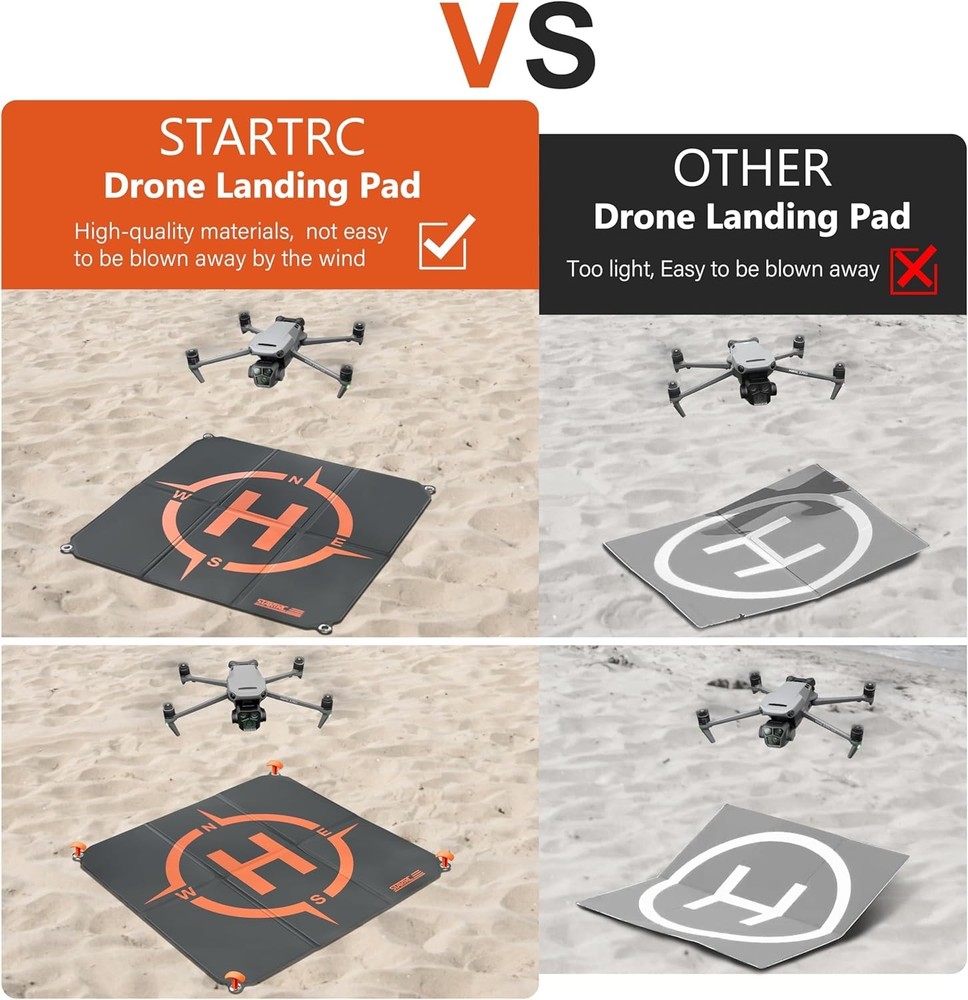 Universal Drone Takeoff Landing Mat Pad Folding for DJI Air/Mavic/Phantom/FPV