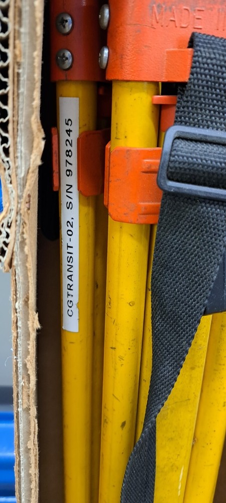 TOPCON ADJUSTABLE TRIPOD 42" CLOSED HEIGHT 64" MAXIMUM HEIGHT