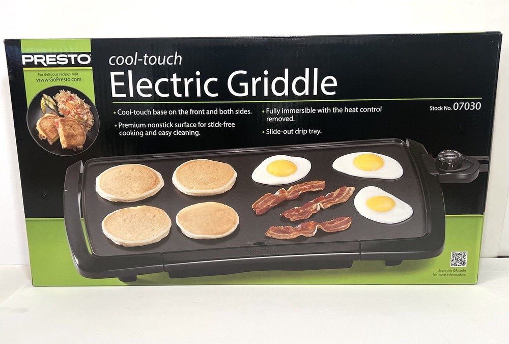 Presto 07030 Cool Touch Electric Griddle