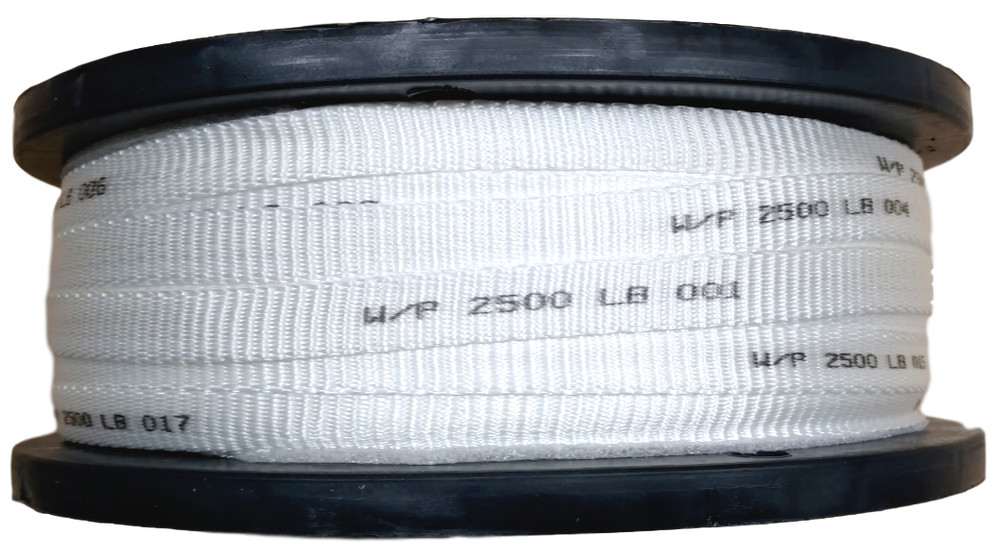 3/4" x 500' Electrical Pull Tape 2500 lb Tensile Strength | Flat Rope, Pull Line