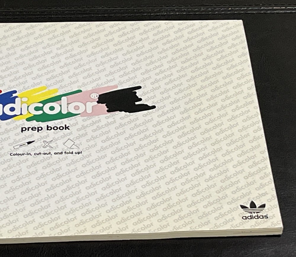 Adidas Adicolor Prep Book 2006 Coloring Design Book