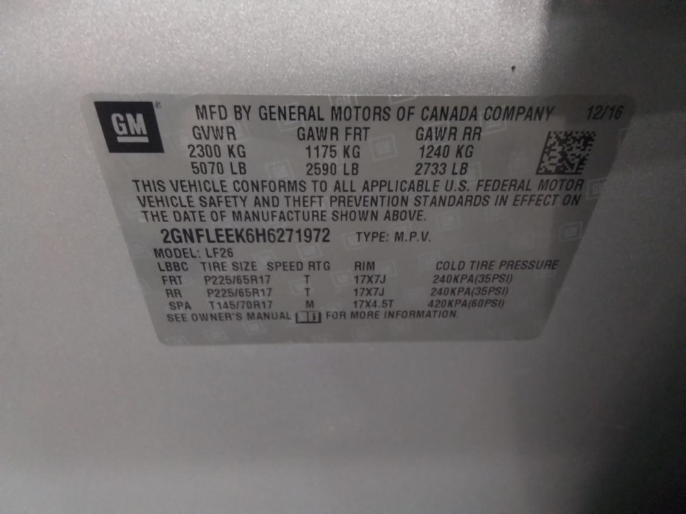 2010-2017 GMC Terrain Dash Mounted Lower 7" Display Screen