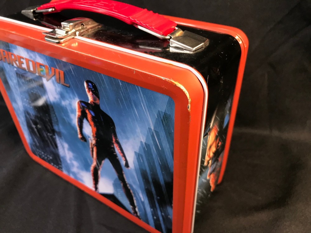 Neca 2003 Marvel Daredevil Metal Lunch Box & Thermos