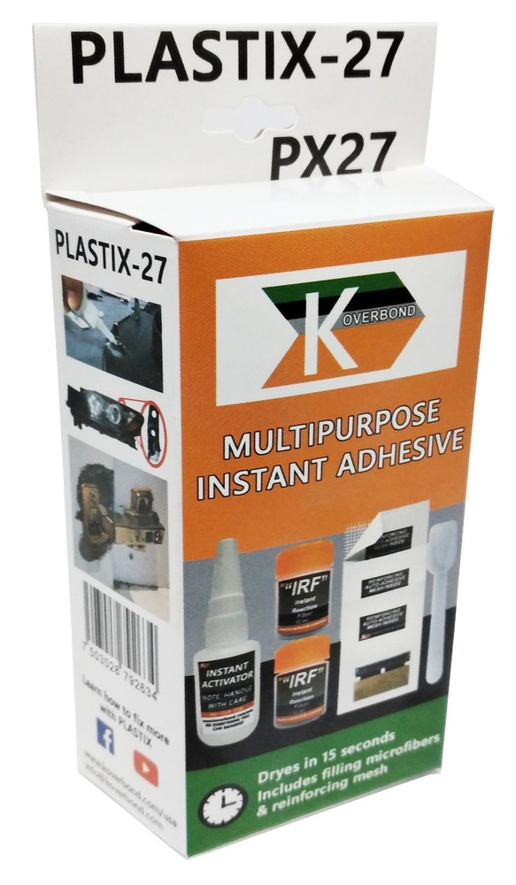 Multipurpose Instant Adhesive PLASTIX-27 (20 pieces box)