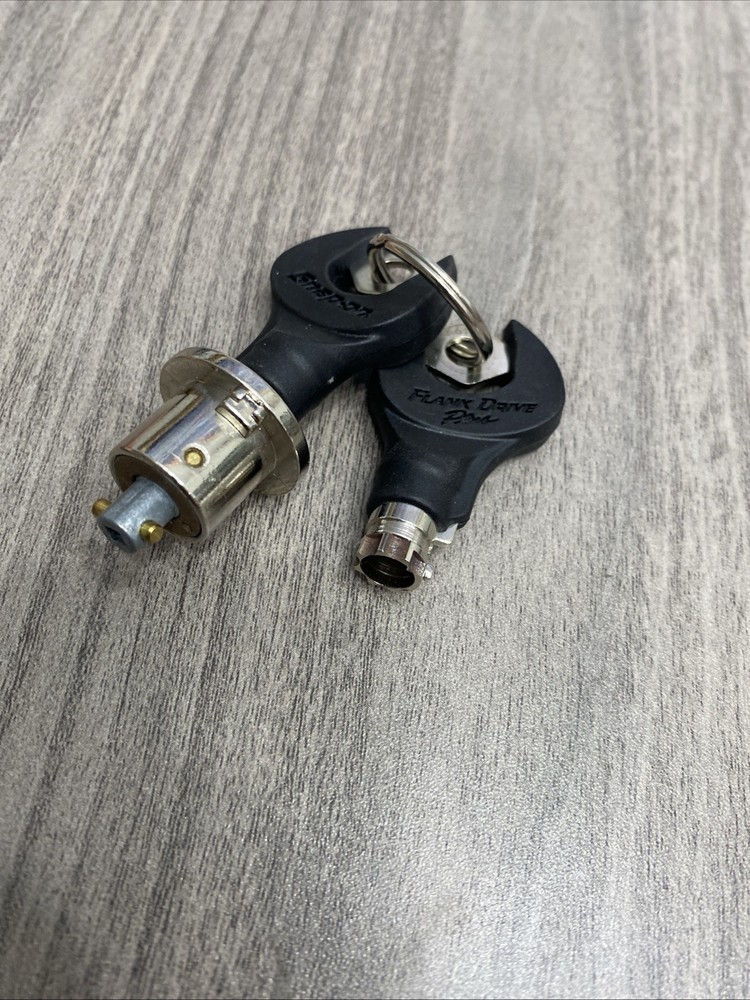 Snap On New Tool Box 2 Keys and Lock Cylinder