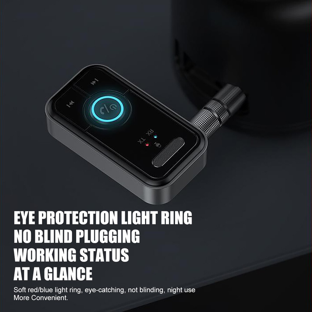 USB Wireless Bluetooth 5.4 Transmitter&Receiver 2in1 Audio Adapter 3.5mm Aux Car