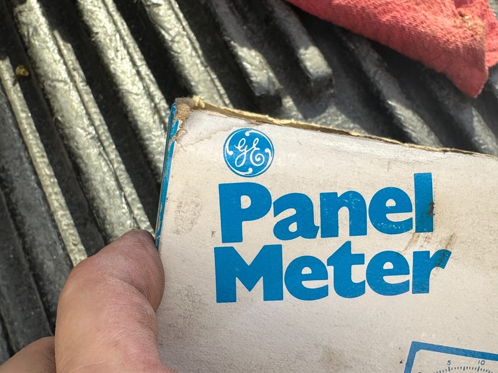 GE 251 Panel Meter, 0-5 ACA, 0-15 ACA Range