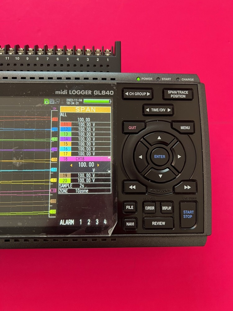 Graphtec midi logger GL840 With AC Adapter