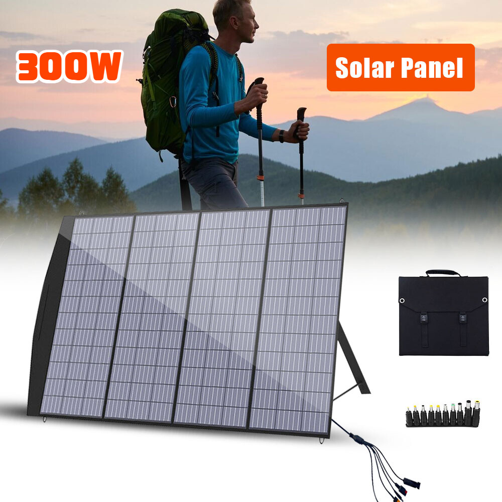 Foldable Portable Solar Panel 60W 120W 200W 300W 400W for Power Station Camping