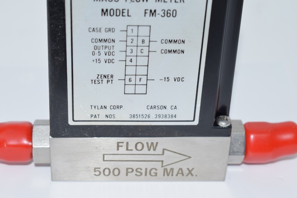 Tylan FM-360 Mass Flow Controller MFC, 100 SCCM 500 PSI
