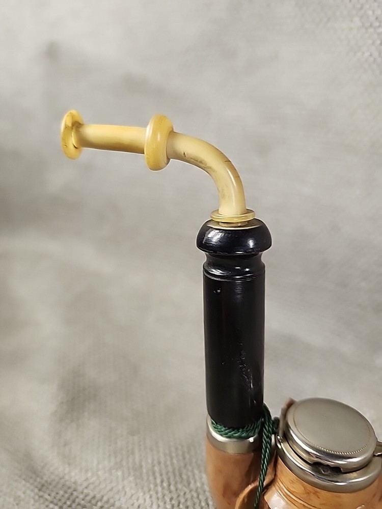 Antique German Figural Pipe Initial DH