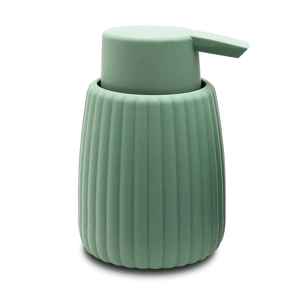 Mainstays Rubberized Ribbed Soap Pump, Green