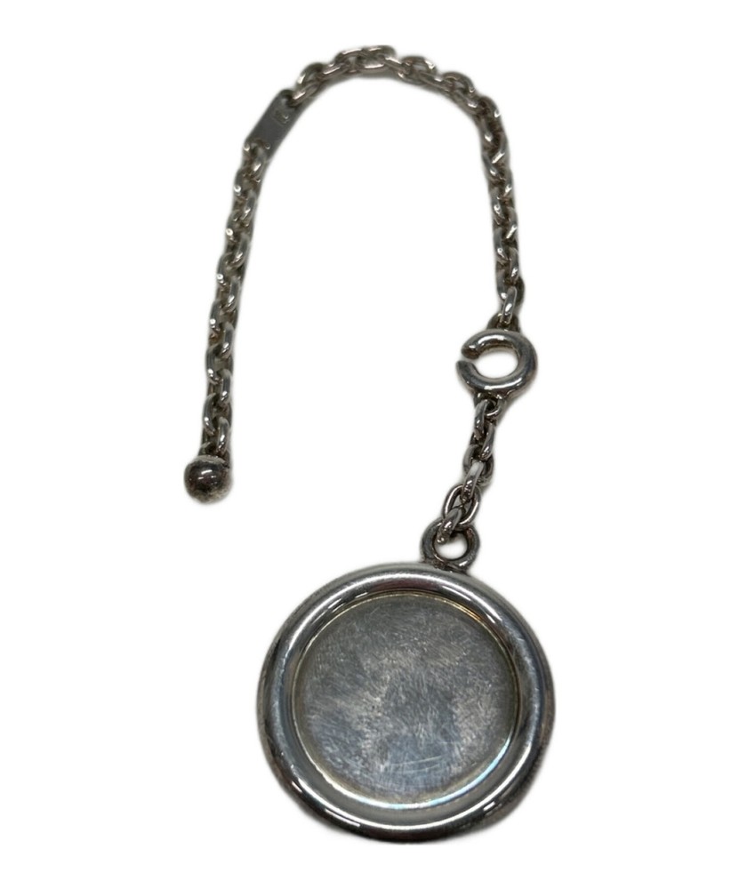 Authentic HERMES Charm Silver-Tone Women #3685