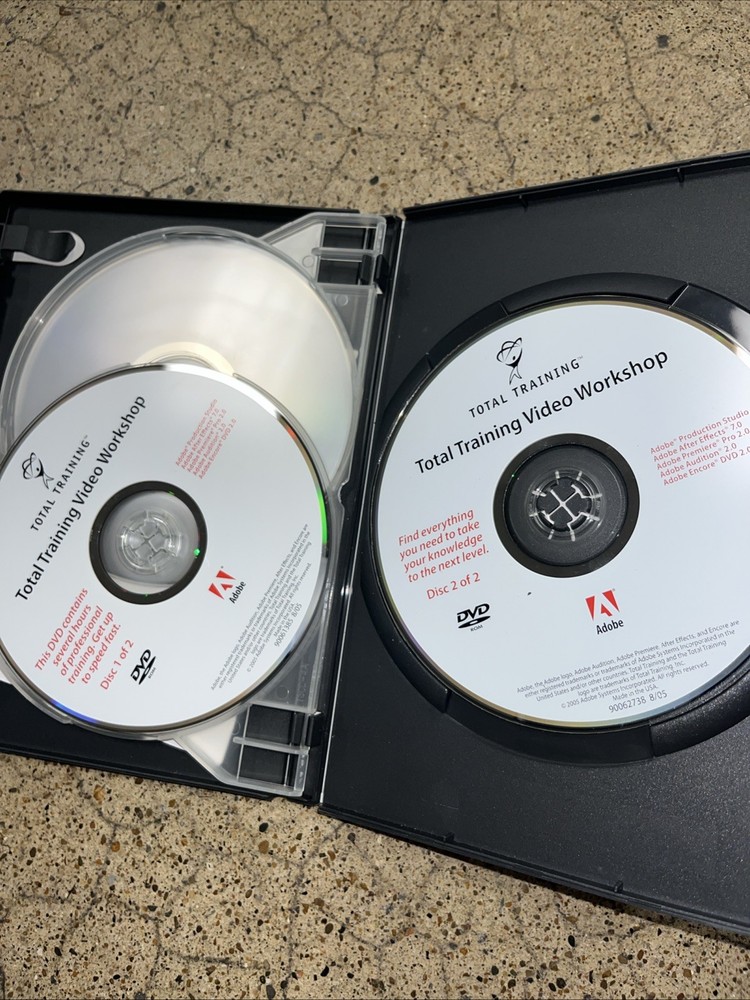 ADOBE AFTER EFFECTS 7.0 STANDARD PROFESSIONAL TRAINING W/Serial #