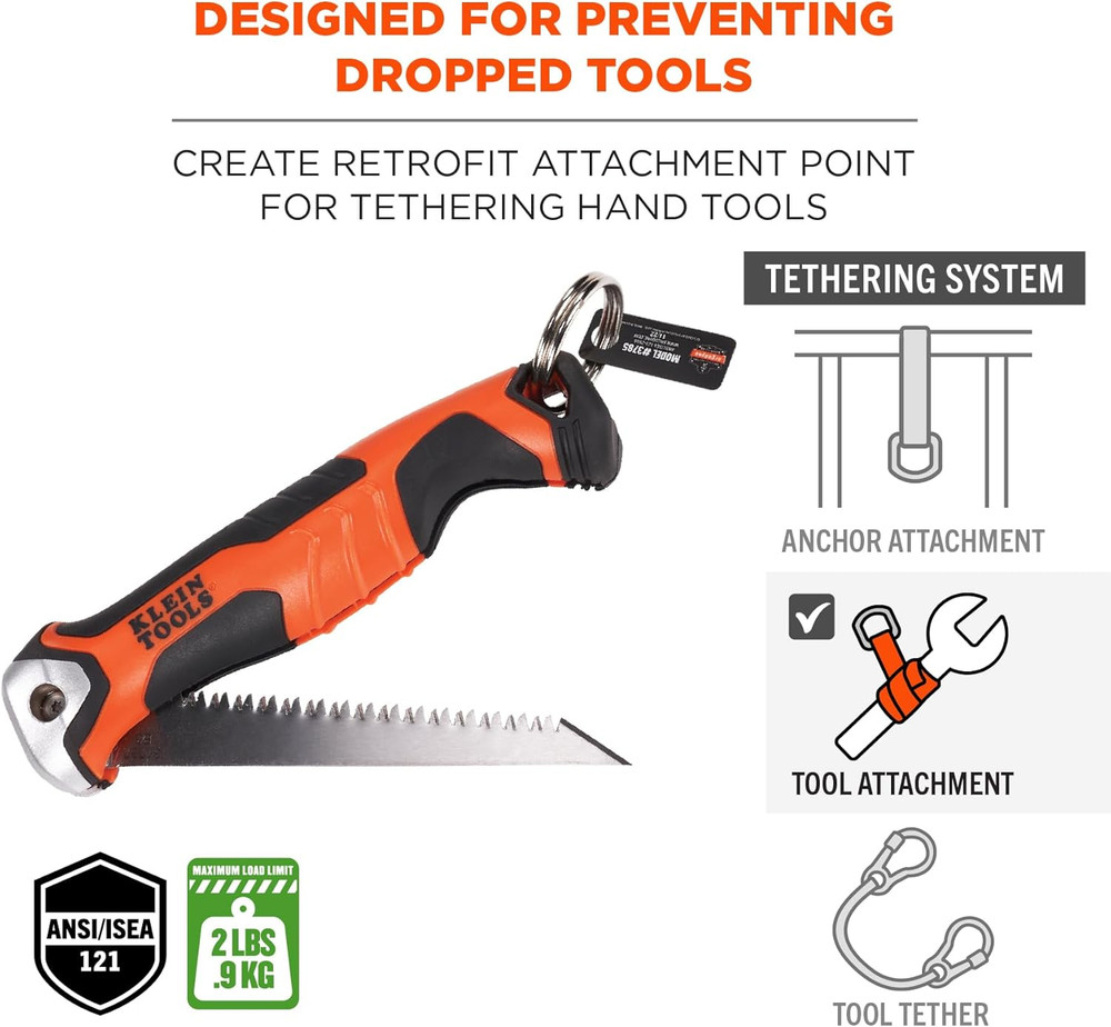 Squids 3785 Tool Tethering Split Ring Tool Attachment, 1.5" Diameter