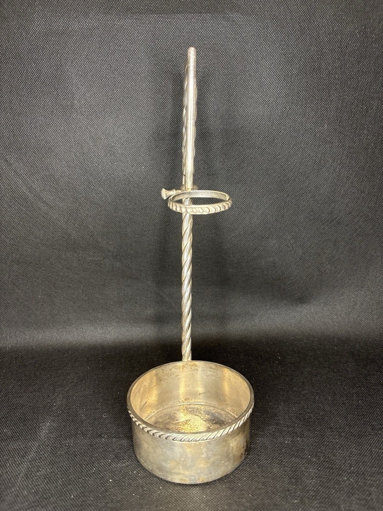 The Sheffield Silver-Plated Round Bottle Caddy With Handle