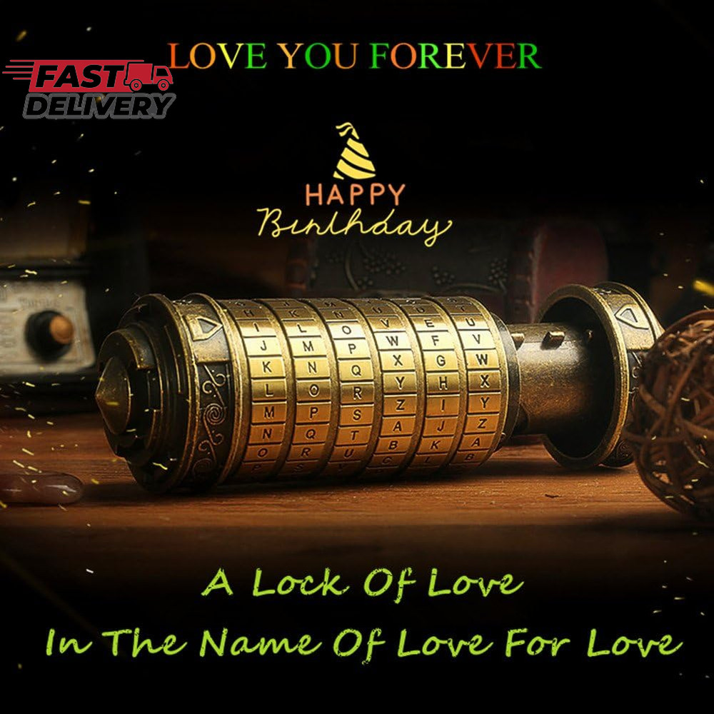 Da Vinci Code Mini Cryptex Valentine'S Day Interesting Creative Romantic Birthda