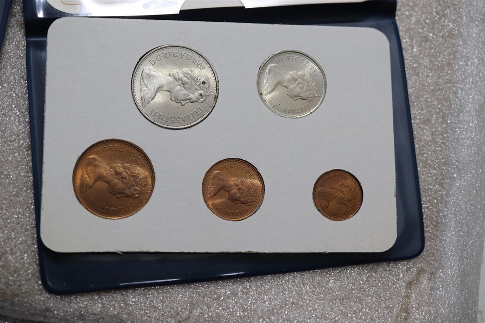 🧭 🇬🇧 UK GB FIRST DECIMAL SETS - 5 WALLETS B59 #38 BXQU