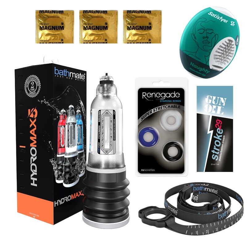 BATHMATE HYDROMAX 5 CLEAR HYDROPUMP WATER PENIS ENLARGER