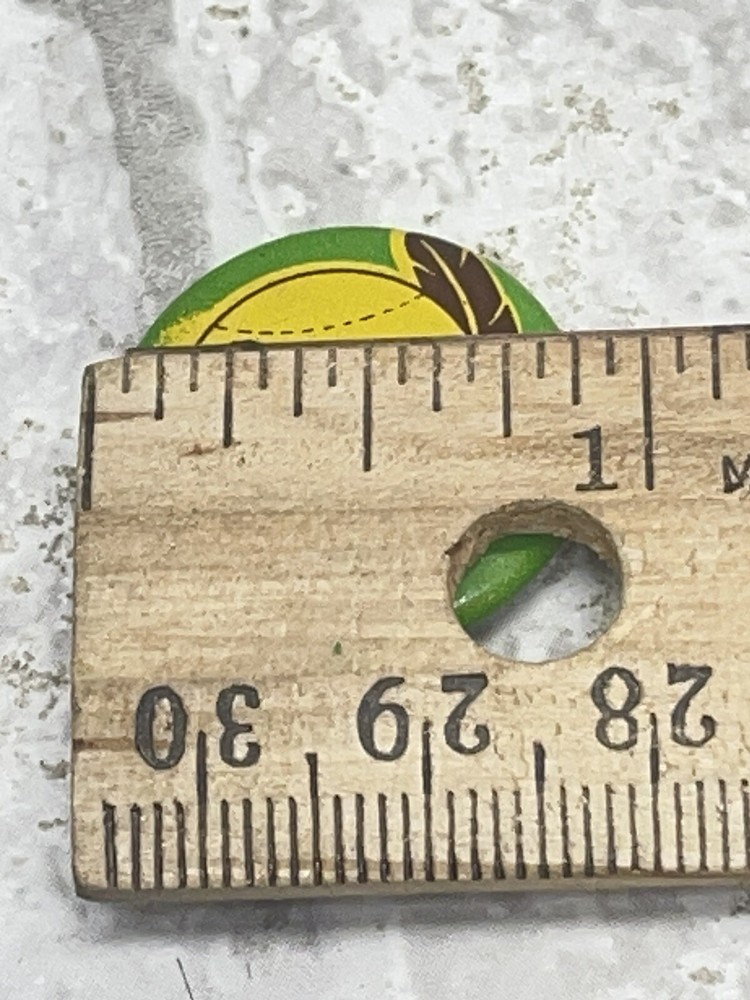 Vintage Braves Baseball Pin back Button