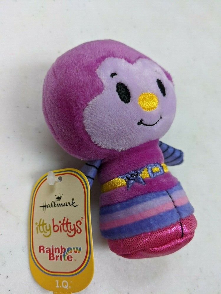 HALLMARK ITTY BITTYS ~ I.Q. ~ Rainbow Brite Plush ~ NWT ~