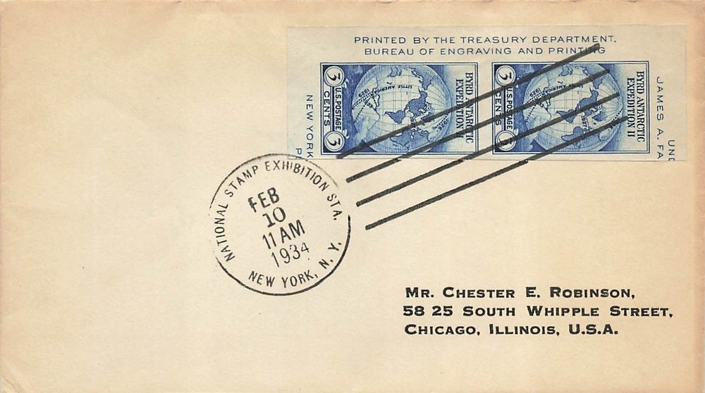 735a BYRD IMPERFORATE - Reply envelope