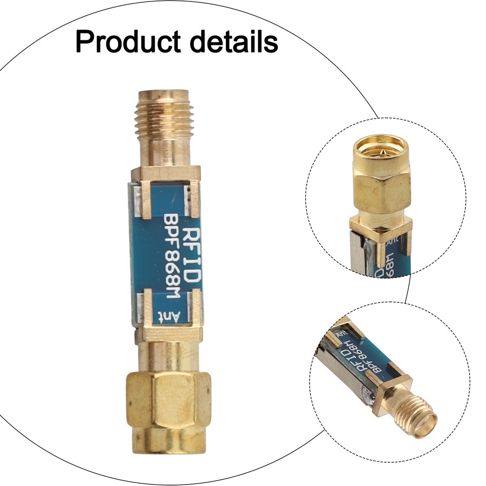 Optimized 868MHz RF Bandpass Filter Noise Reduction Increased Dynamic Range