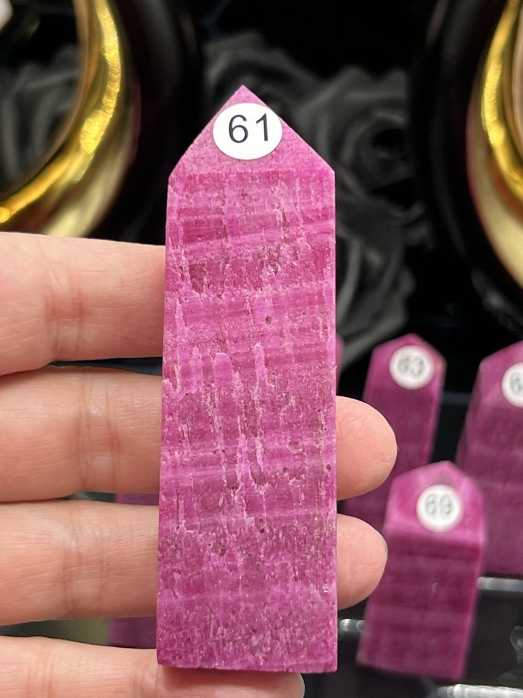 Honeycomb Ruby Uvreactive 4 sided Points Free shipping & Gift