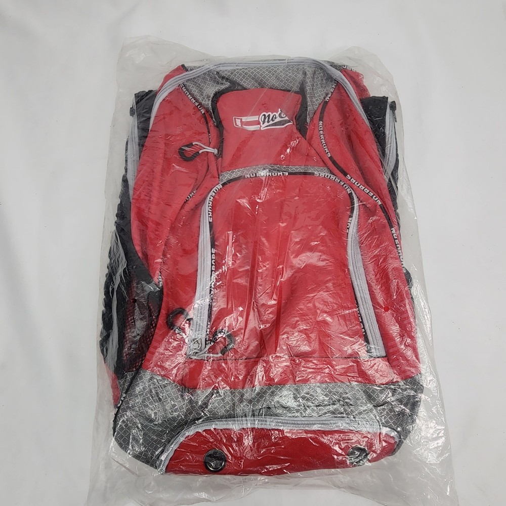 Baseball Softball Coaching Backpack Bat Bag "No Errors" RED New w/ Tags *Read