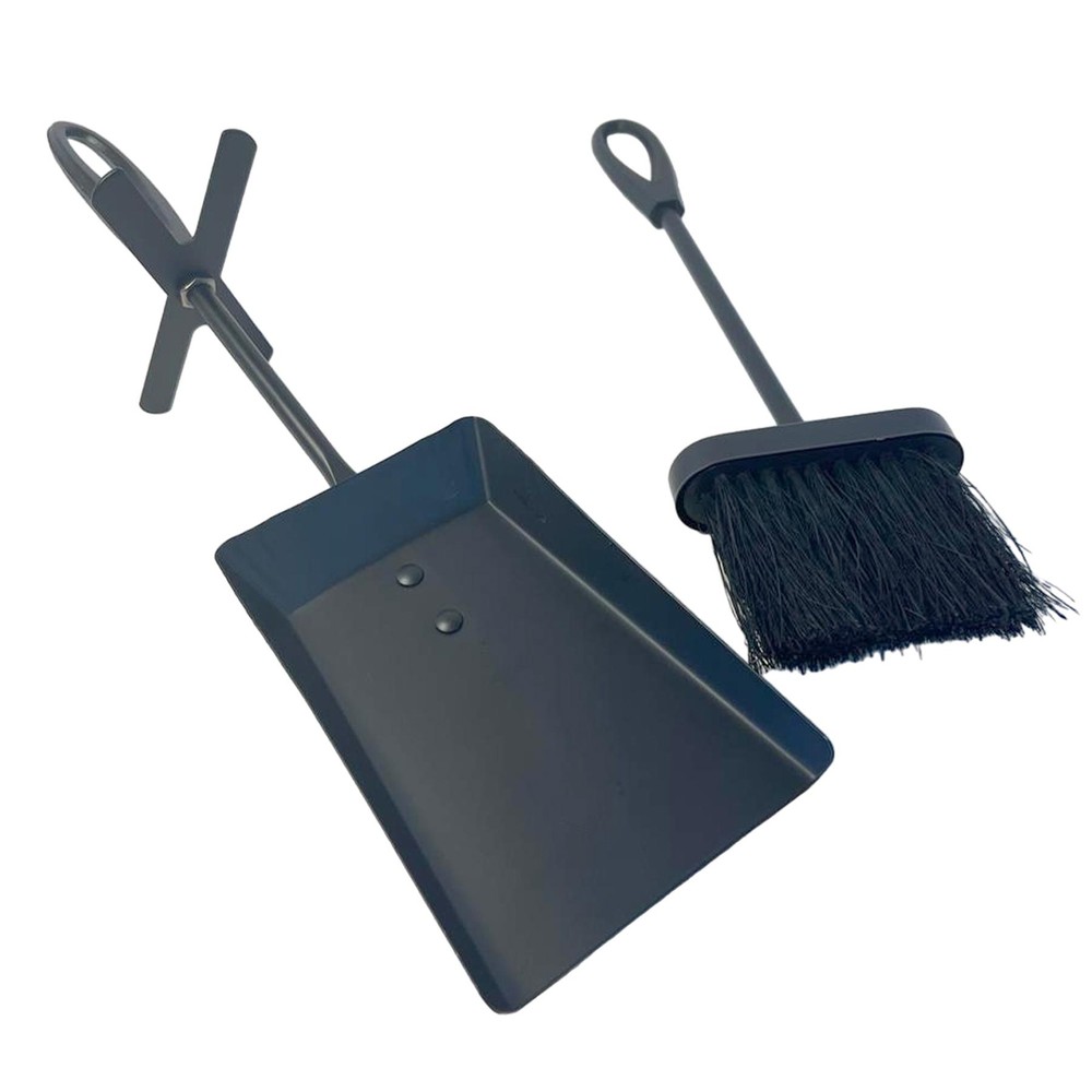 Bannister set ash pan and brush