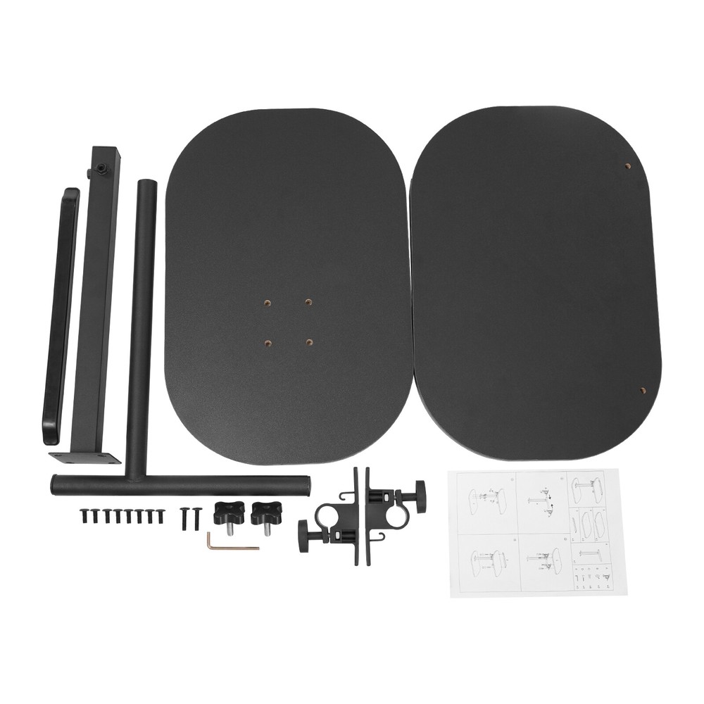 C Shaped End Table, Small Side Table for Couch, Sofa Table for Living Room